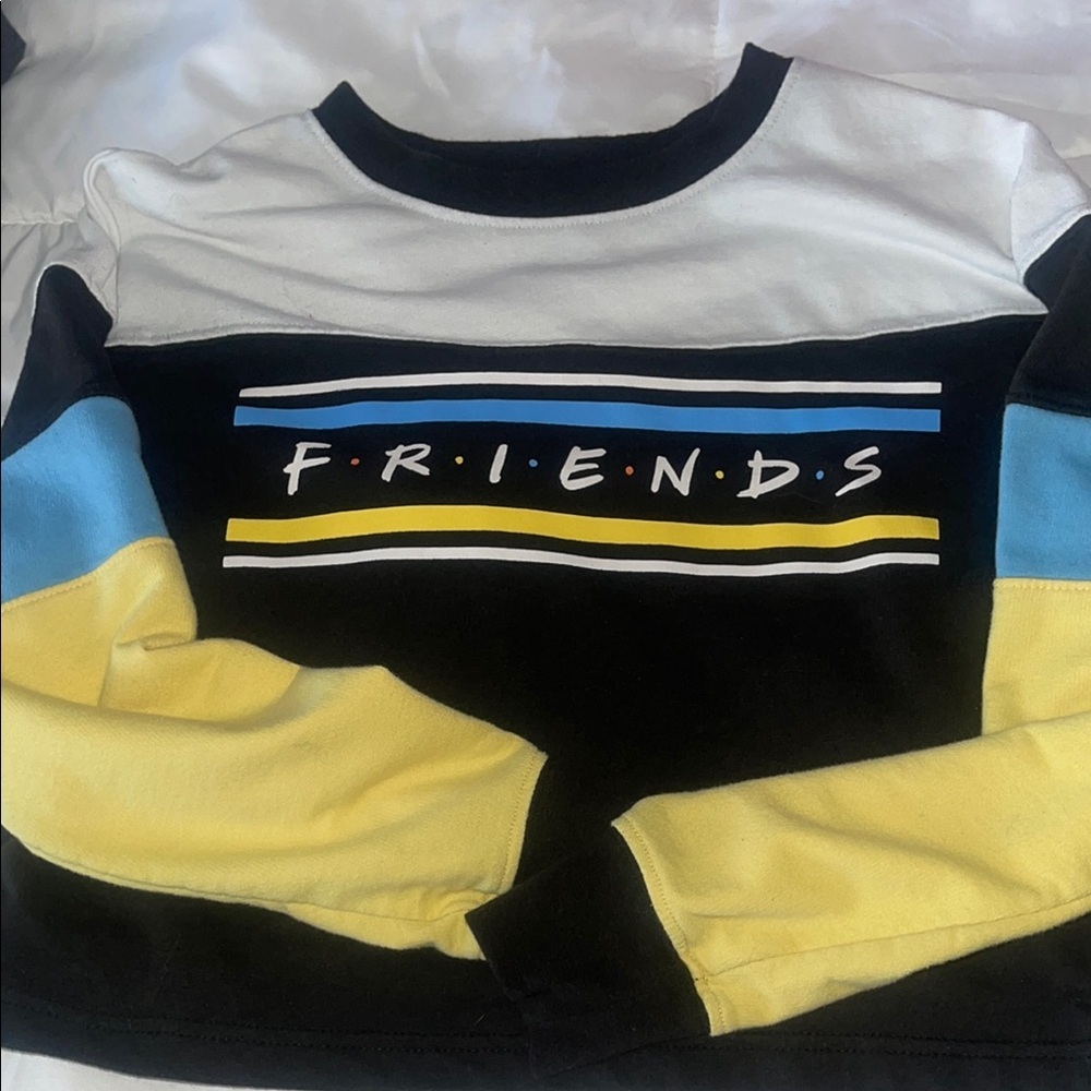 Friends Vintage Colorblock Long Sleeve Shirt